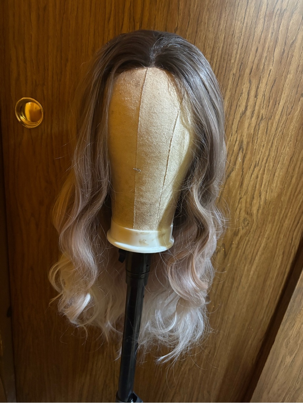 Imstyle apricot blonde dark root 26in